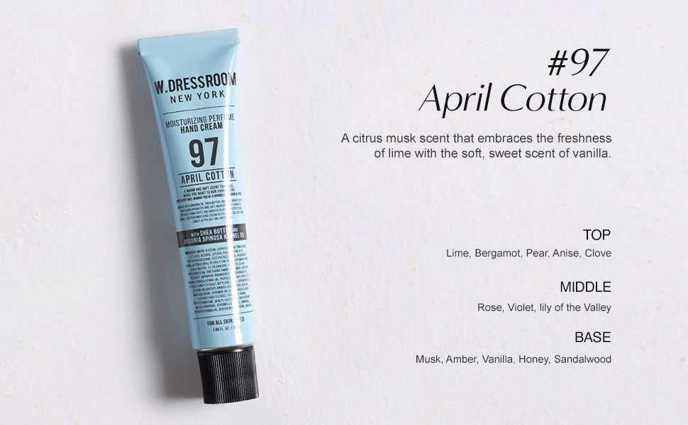 W.DRESSROOM - Perfume Hand Cream Mini No.97 April Cotton 20ml