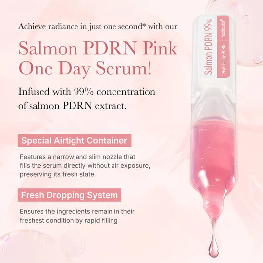 MEDICUBE - PDRN PINK ONE DAY SERUM, 10 pzas