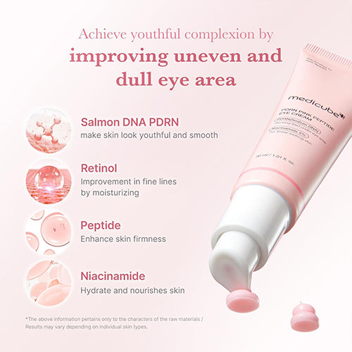 MEDICUBE - PDRN PINK PEPTIDE EYE SERUM, 30ml