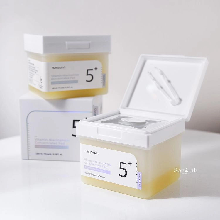 NUMBUZIN - Tóner Pads Concentrado Vitaminas + Niacinamida No. 5