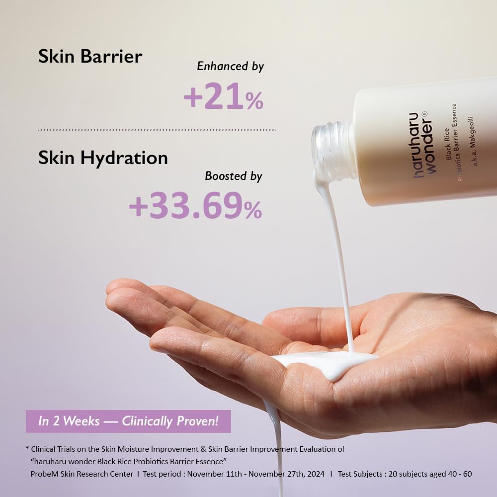 HARUHARU - Black Rice Probiotics Barrier Essence 120ml (a.k.a. Makgeolli Essence)