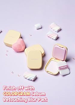 Colorgram - Polvo Mineral SEBUM RETOUCHING BLUR PACT