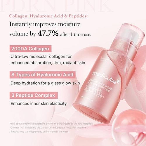 MEDICUBE - PDRN PINK EXOSOME SHOT SERUM 7500, 30ml