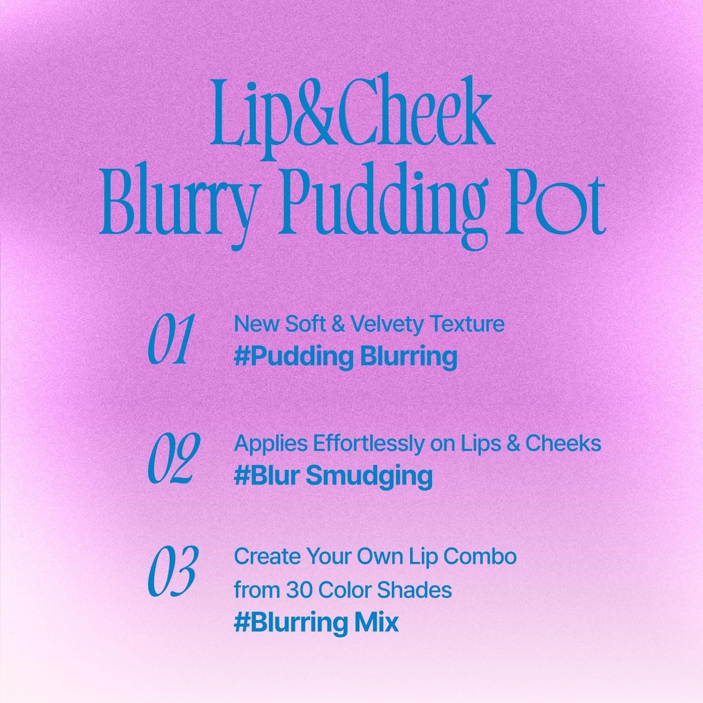 FWEE - Lip&Cheek Blurry Pudding Pot MV03 Boss 5g + LLAVERO
