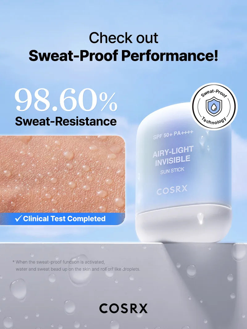 COSRX - Airy Light Invisible Sun Stick SPF 50 PA ++++ 19g