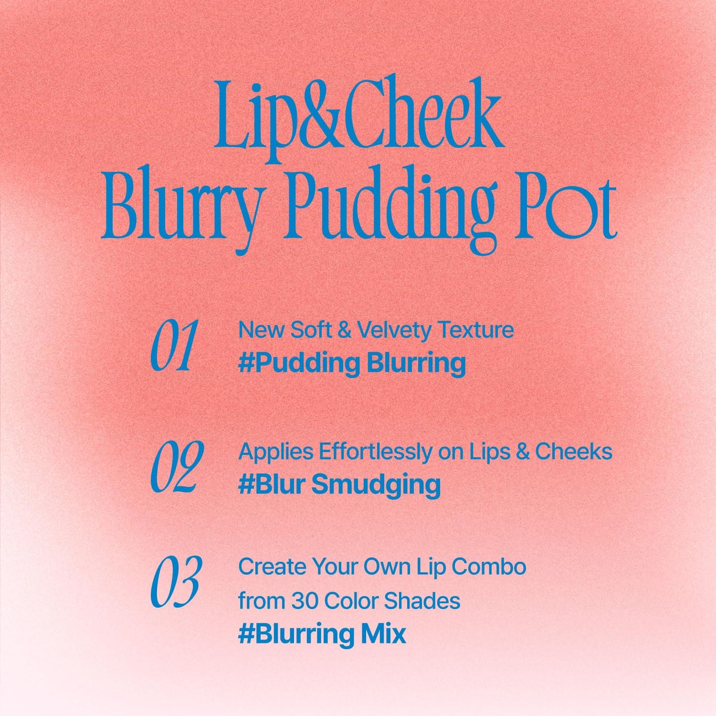 FWEE - Lip&Cheek Blurry Pudding Pot CR02 Boy 5g