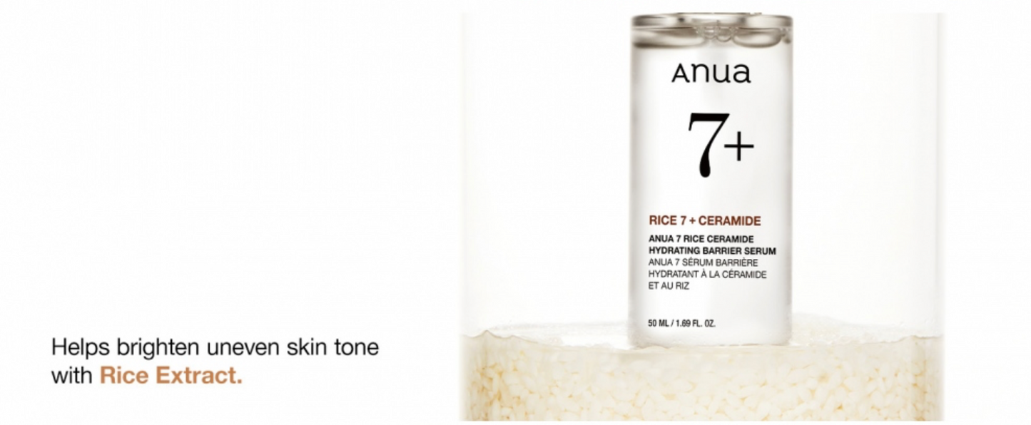 ANUA - RICE 7 CERAMIDE HYDRATING BARRIER SERUM 50ml