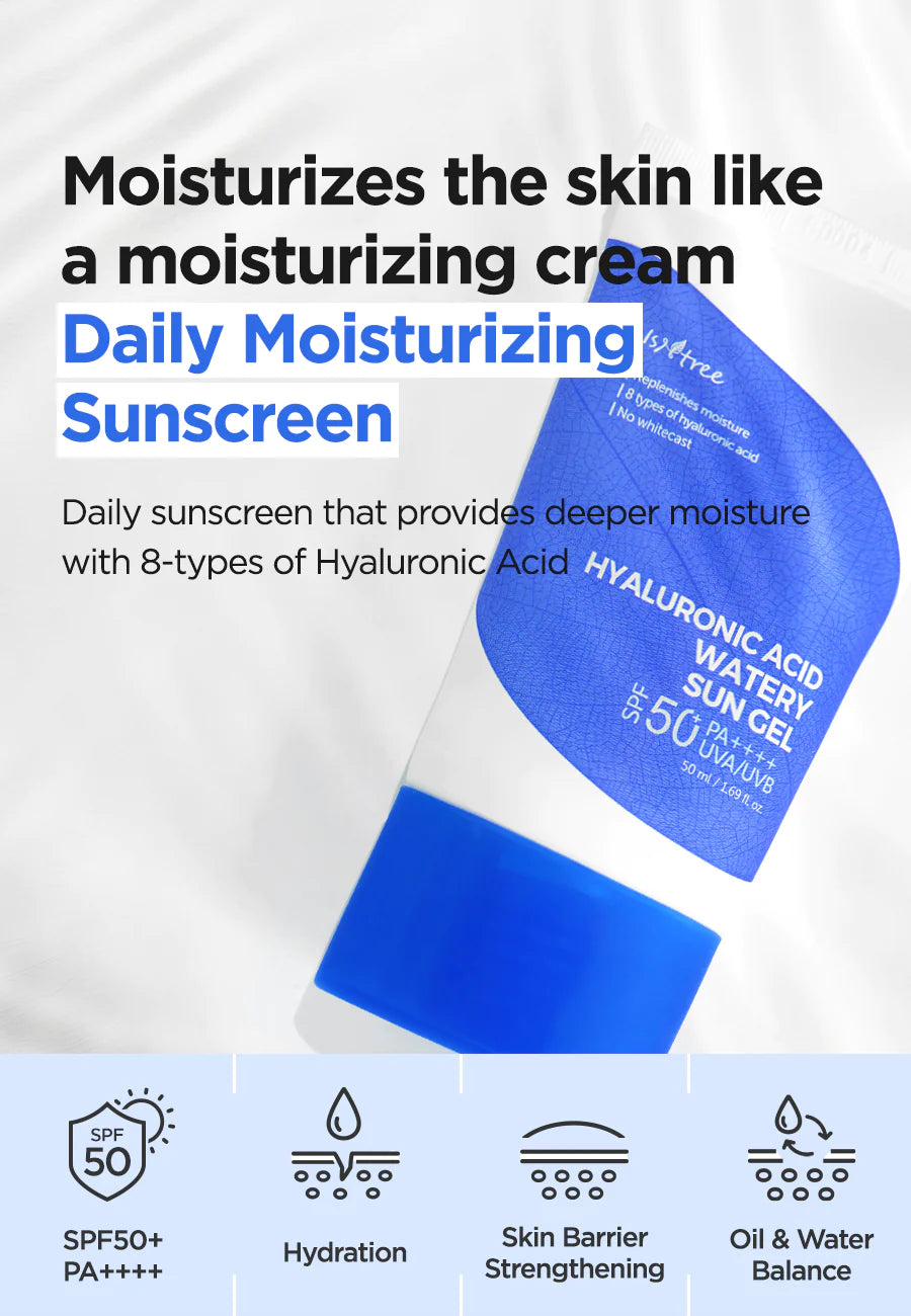 ISNTREE - Protector Solar Hyaluronic Acid Watery SPF50 + PA++++, 50ml