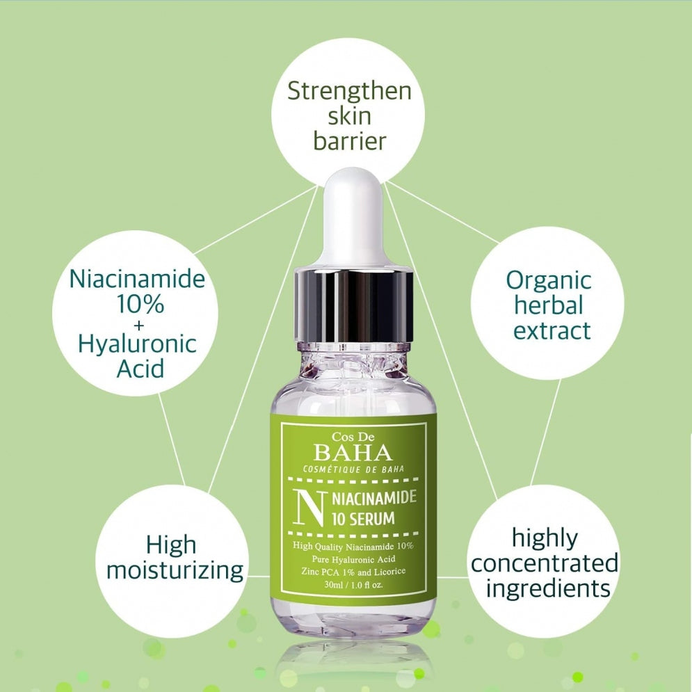 Cos De BAHA - Suero Niacinamida, 30 ml