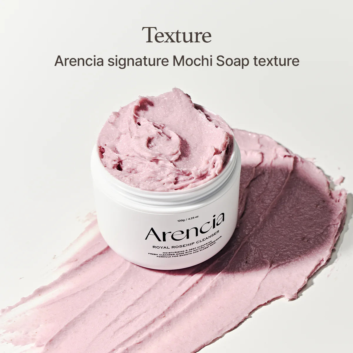 Arencia - Fresh Rosehip Rice Mochi Cleanser 120g