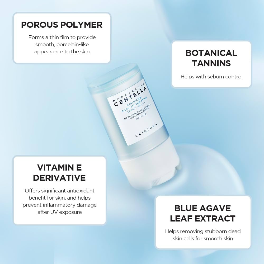 SKIN1004 - MADAGASCAR CENTELLA HYALU-CICA SILKY-FIT SUN STICK 20g