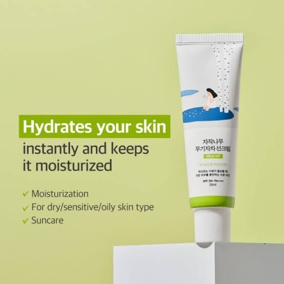 ROUNDLAB Protector Solar Birch Juice Mild-Up SPF50+, PA++++ INCLUYE CLEANSER MINI DE REGALO