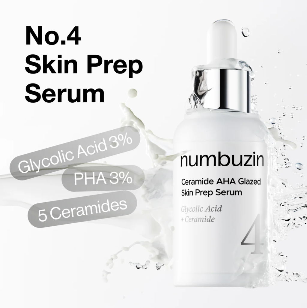 NUMBUZIN - No.4 Ceramide AHA Glazed Skin Prep Serum, 30ml