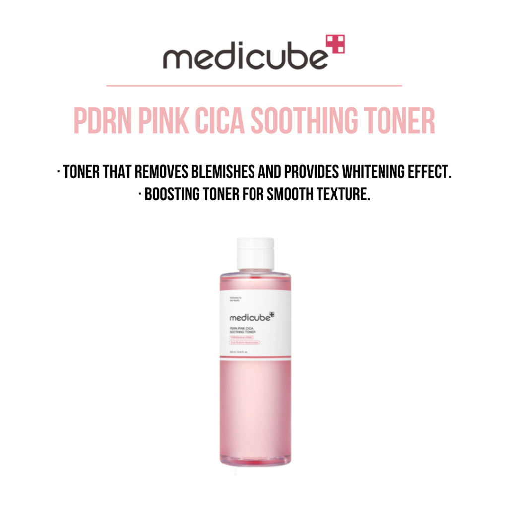 MEDICUBE - PDRN PINK CICA SOOTHING TONER_250ml