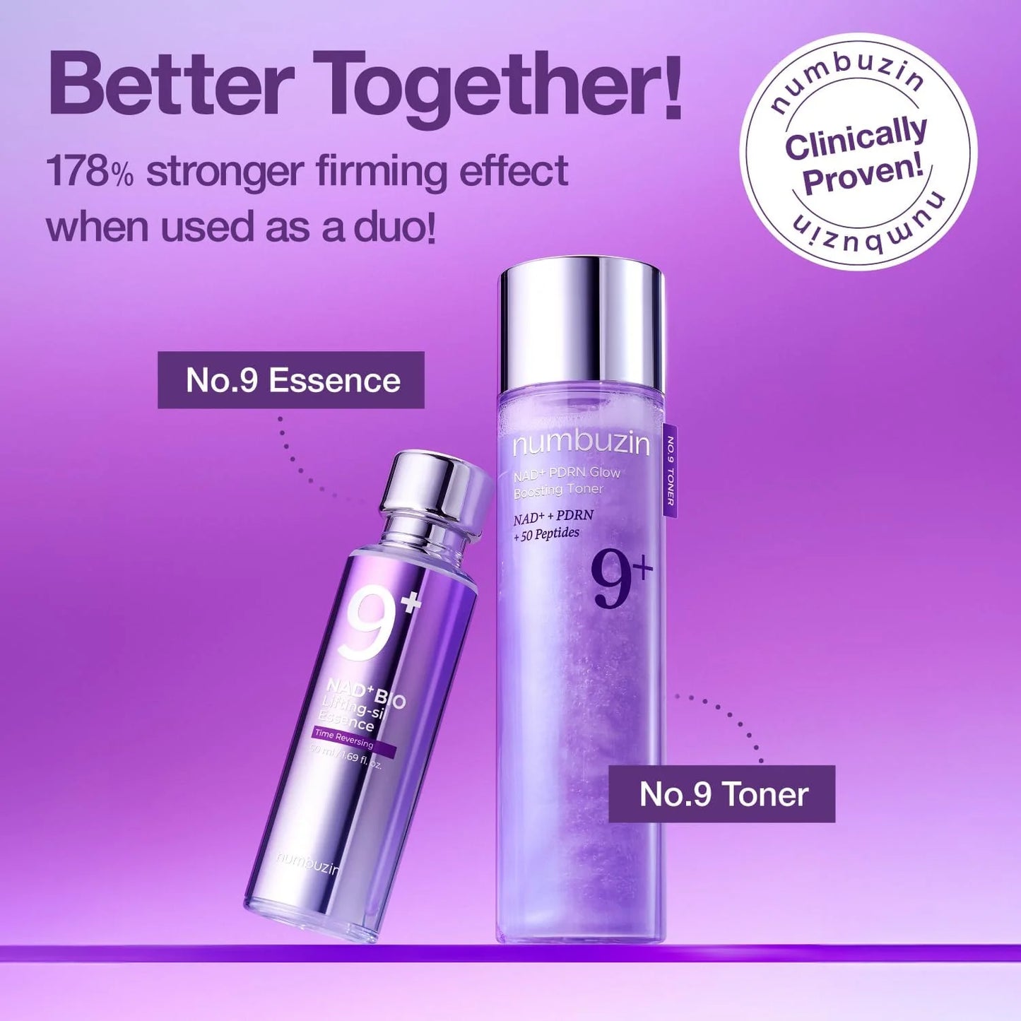 NUMBUZIN - No.9 NAD PDRN Glow Boosting Toner 150ml