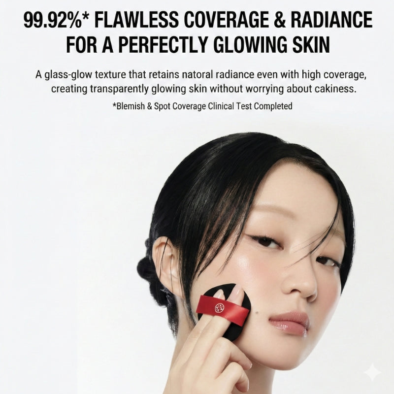 TIRTIR - Mask Fit Ruby Mesh Cushion SPF 30 PA++ Tono:24N Latte