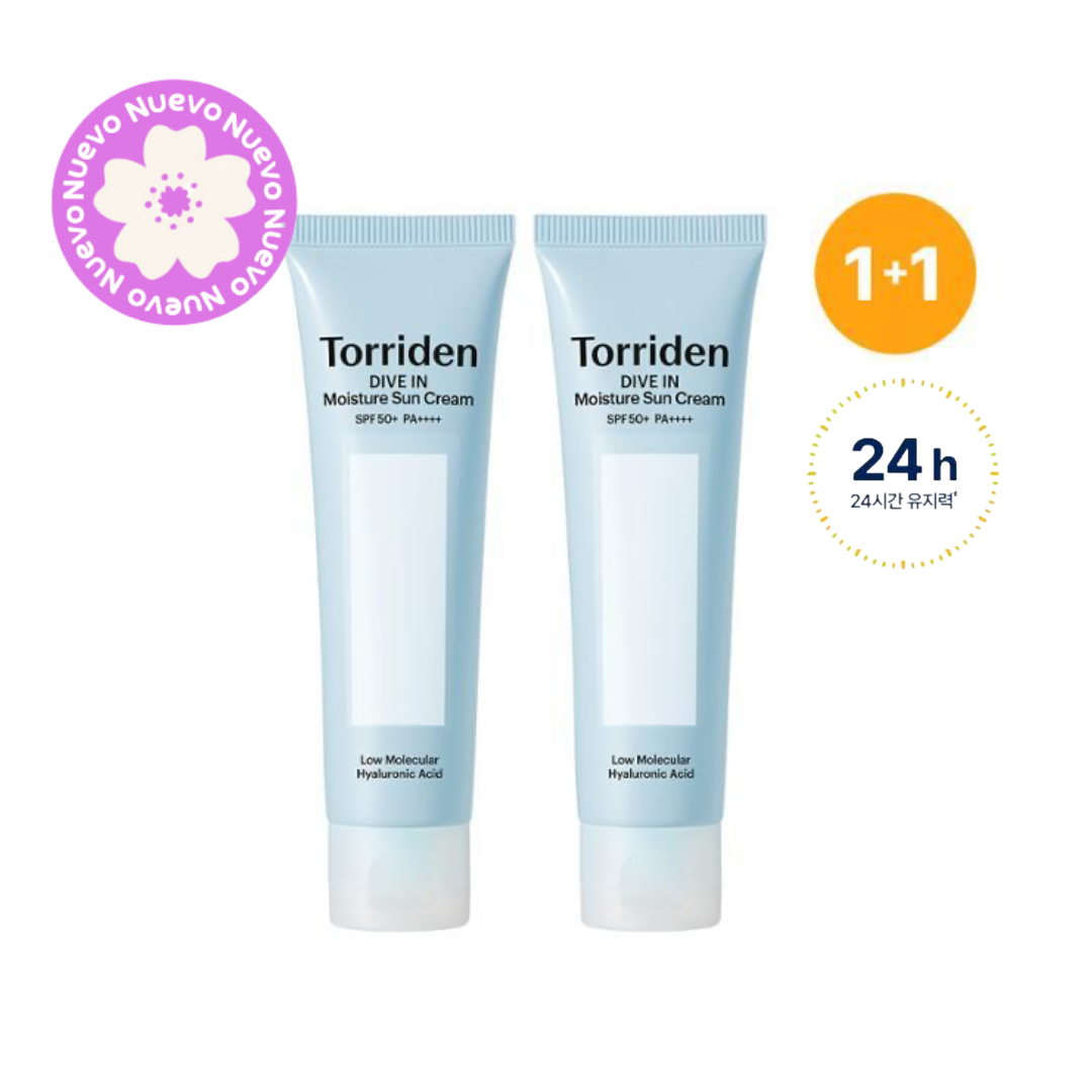 TORRIDEN - 1+1 Protector Solar DIVE-IN Watery Moisture SPF50+ PA++++, 60ml