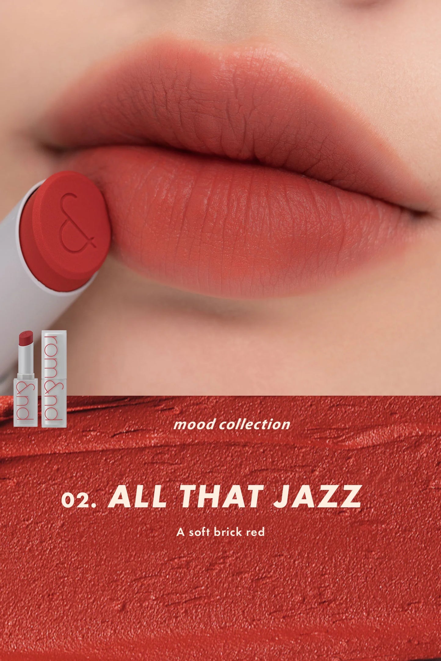 ROMAND - Zero Matte Lipstick  02 ALL THAT JAZZ