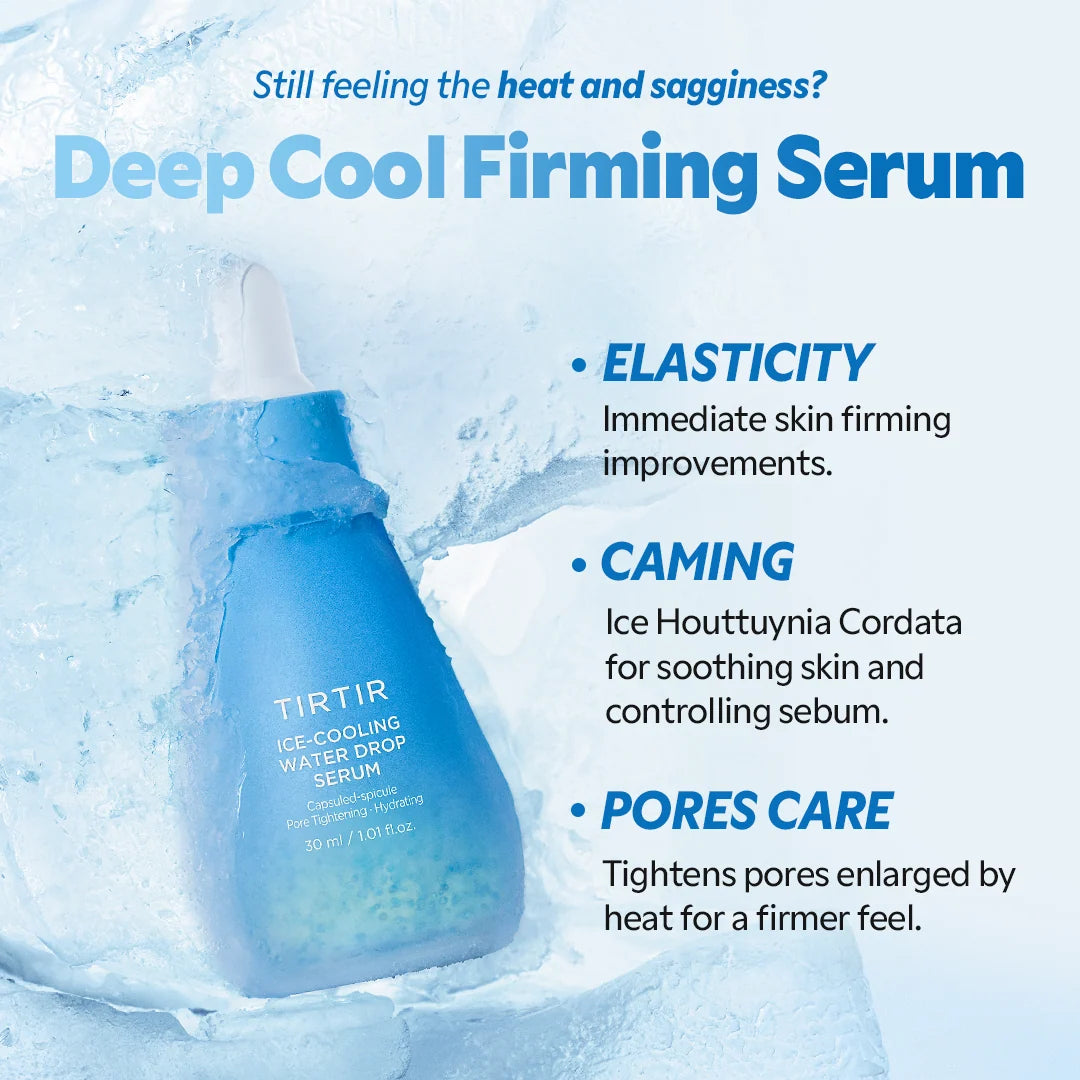TIRTIR - Ice Cooling Serum 30ml | Sérum Coreano Refrescante e Hidratante