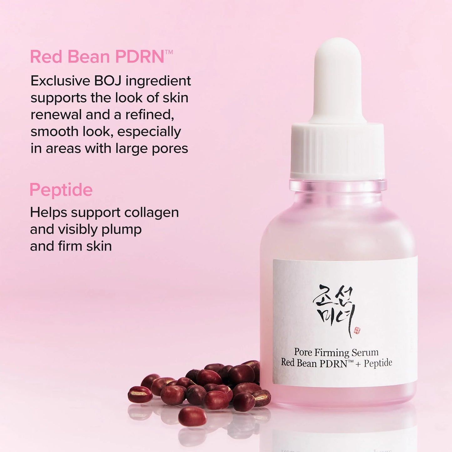 BEAUTY OF JOSEON - Pore Firming Serum Red Bean PDRN + Peptide 30ml | Sérum Coreano para Poros y Firmeza
