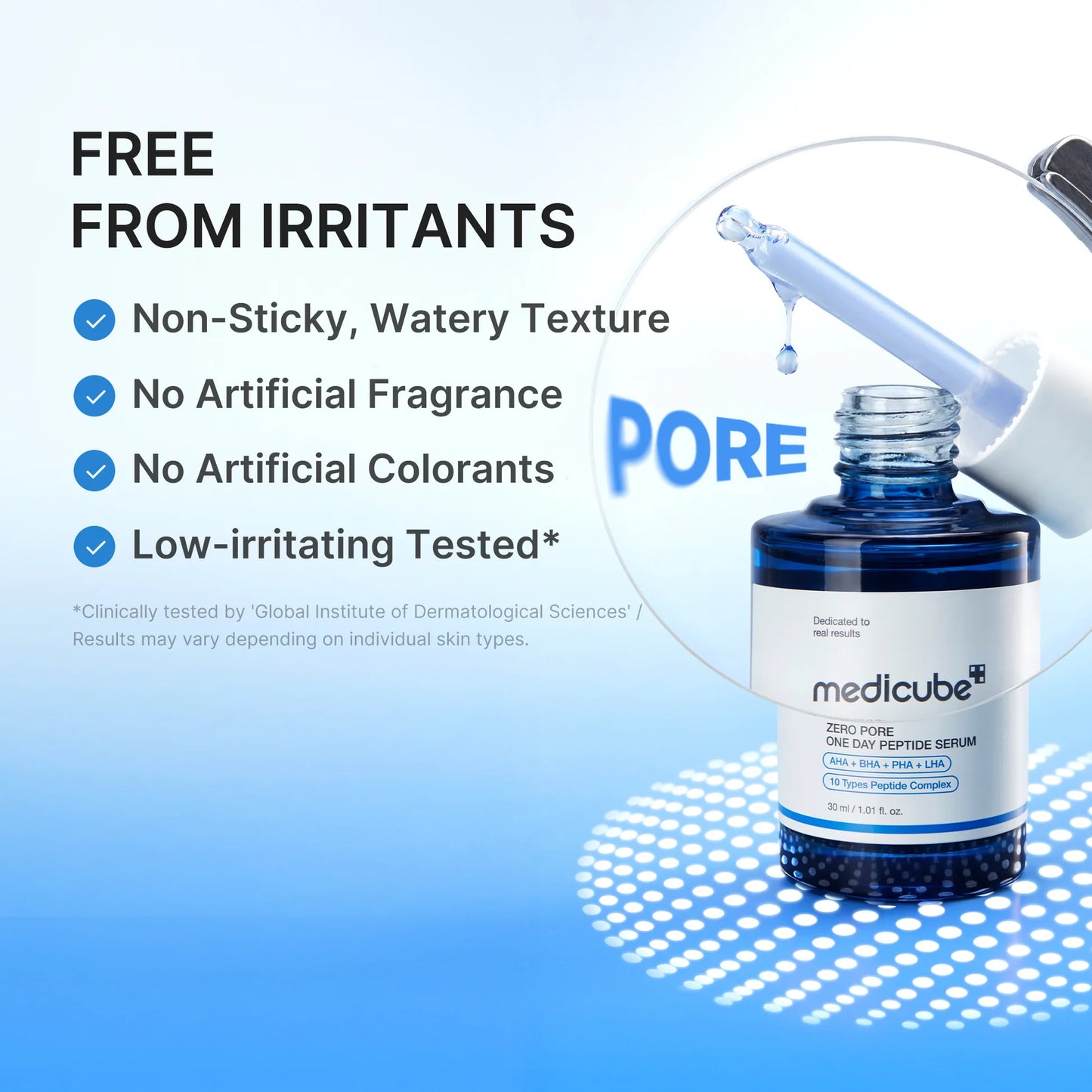 MEDICUBE - ZERO PORE ONE DAY PEPTIDE SERUM 30ml
