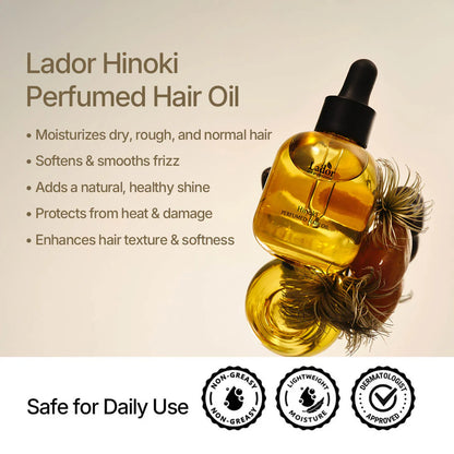 LADOR - Perfumed Hair Oil – Hinoki (30 ml)