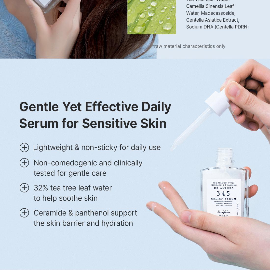DR ALTHEA - 345 Relief Serum 30ml | Sérum Coreano Reparador e Iluminador para Piel Sensible