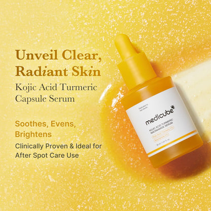 MEDICUBE - KOJIC  ACID TURMERIC NIACINAMIDE SERUM 30ML