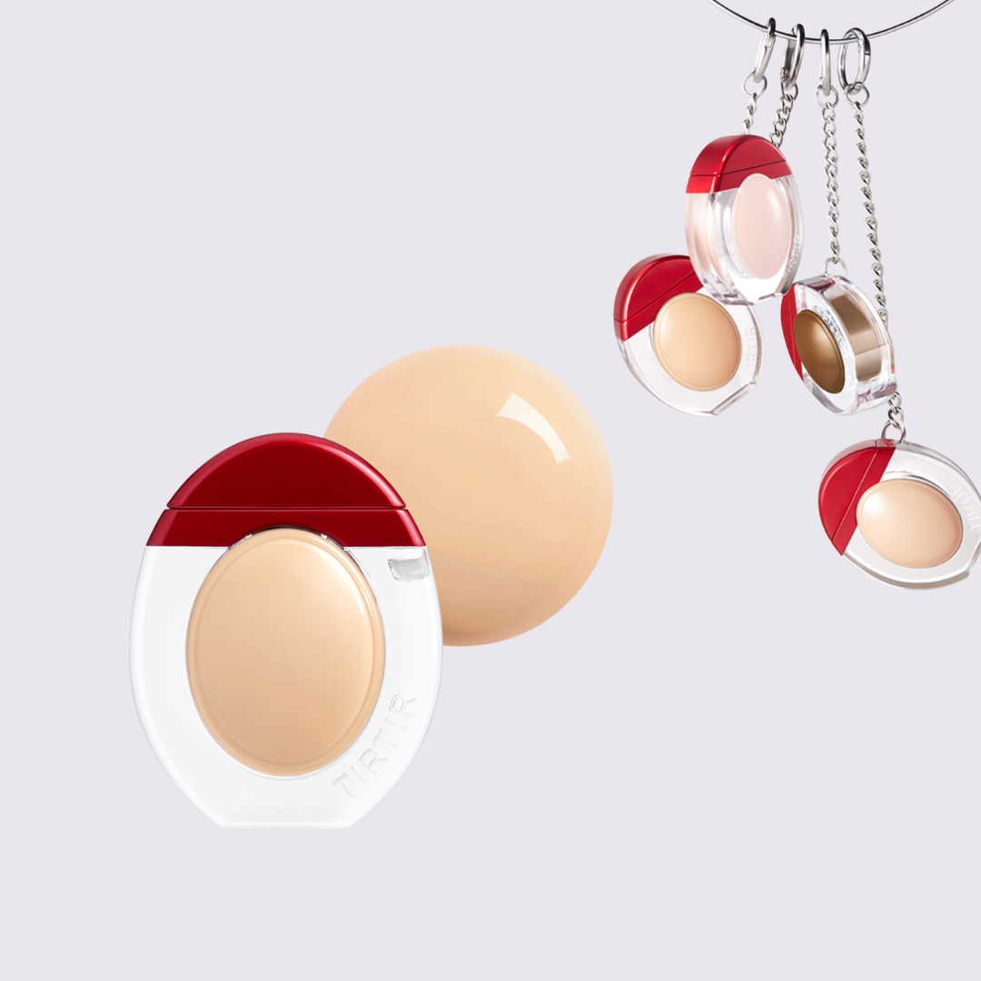 TIRTIR - Foundation Mini Keychain 21N Ivory | Base Líquida Coreana Mini con Llavero