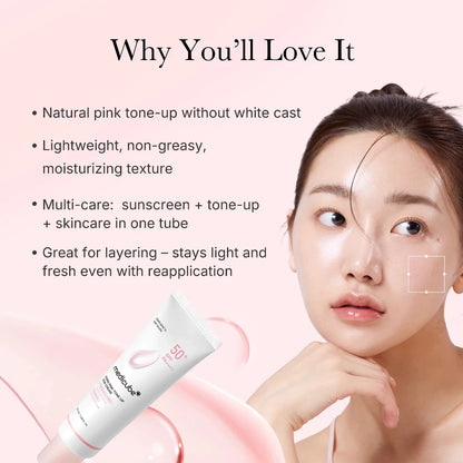 MEDICUBE - PDRN PINK TONE UP SUN CREAM SPF 50+ PA++++. 50ml