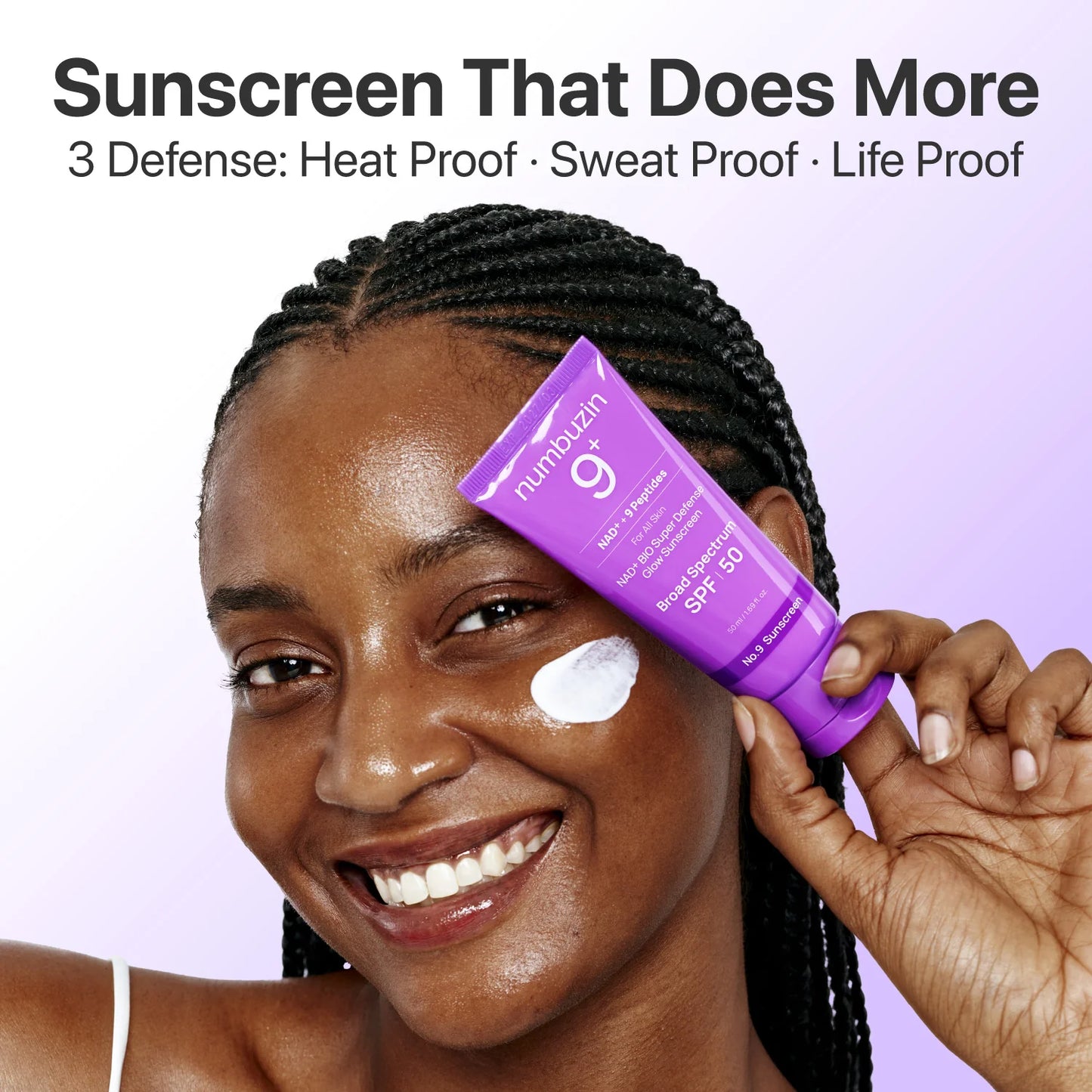 NUMBUZIN - No.9 NAD+ + 9 Peptides BIO Super Defense Glow Sunscreen