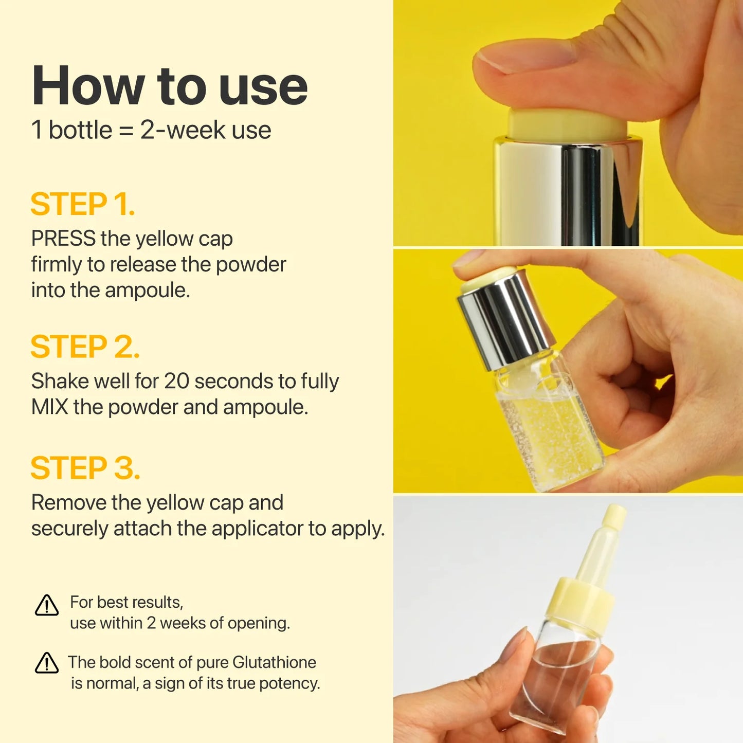 NUMBUZIN - No.5 Glutathione TXA Advanced Dark Spot Ampoule Concentrate 10g | Ampolla Coreana Antimanchas
