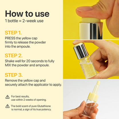 NUMBUZIN - No.5 Glutathione TXA Advanced Dark Spot Ampoule Concentrate 10g | Ampolla Coreana Antimanchas
