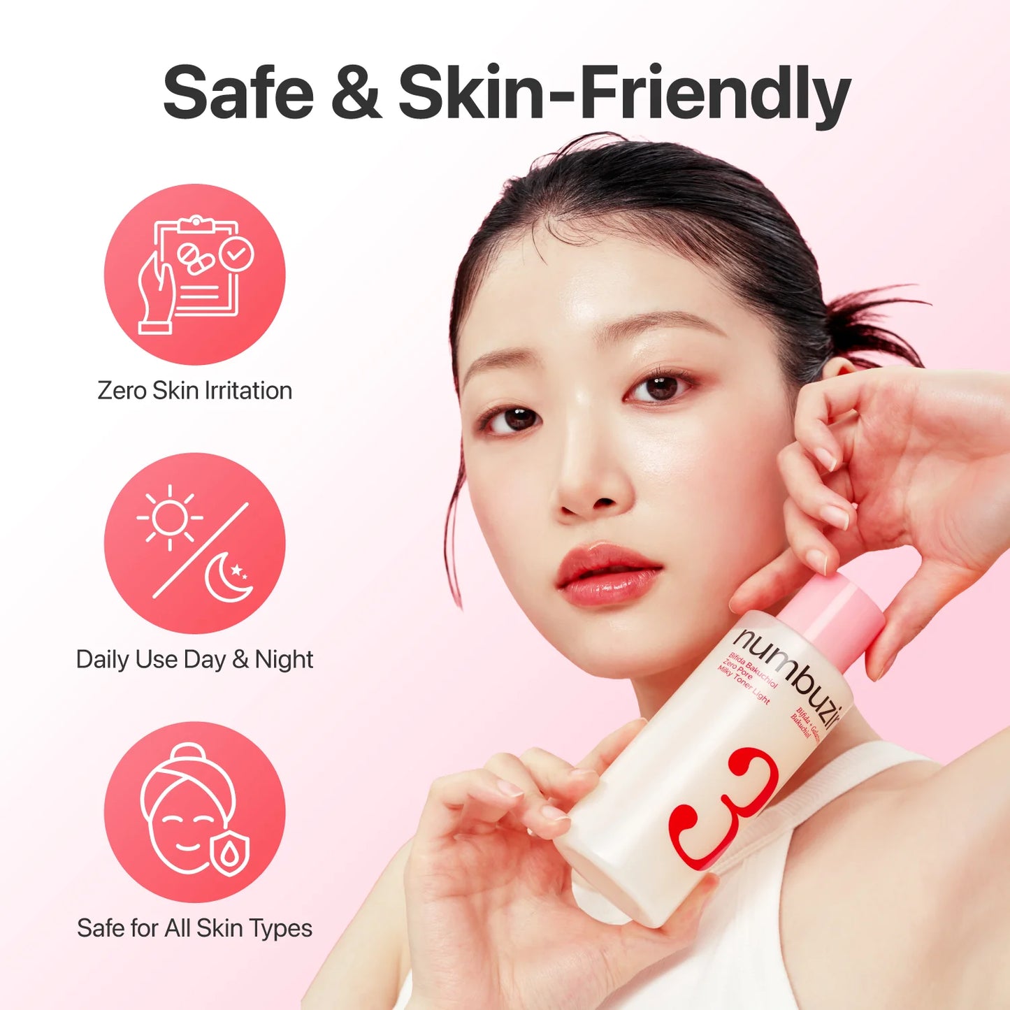 NUMBUZIN - No.3 Bifida Bakuchiol Zero Pore Cleansing Oil 200ml | Aceite Limpiador Coreano para Poros