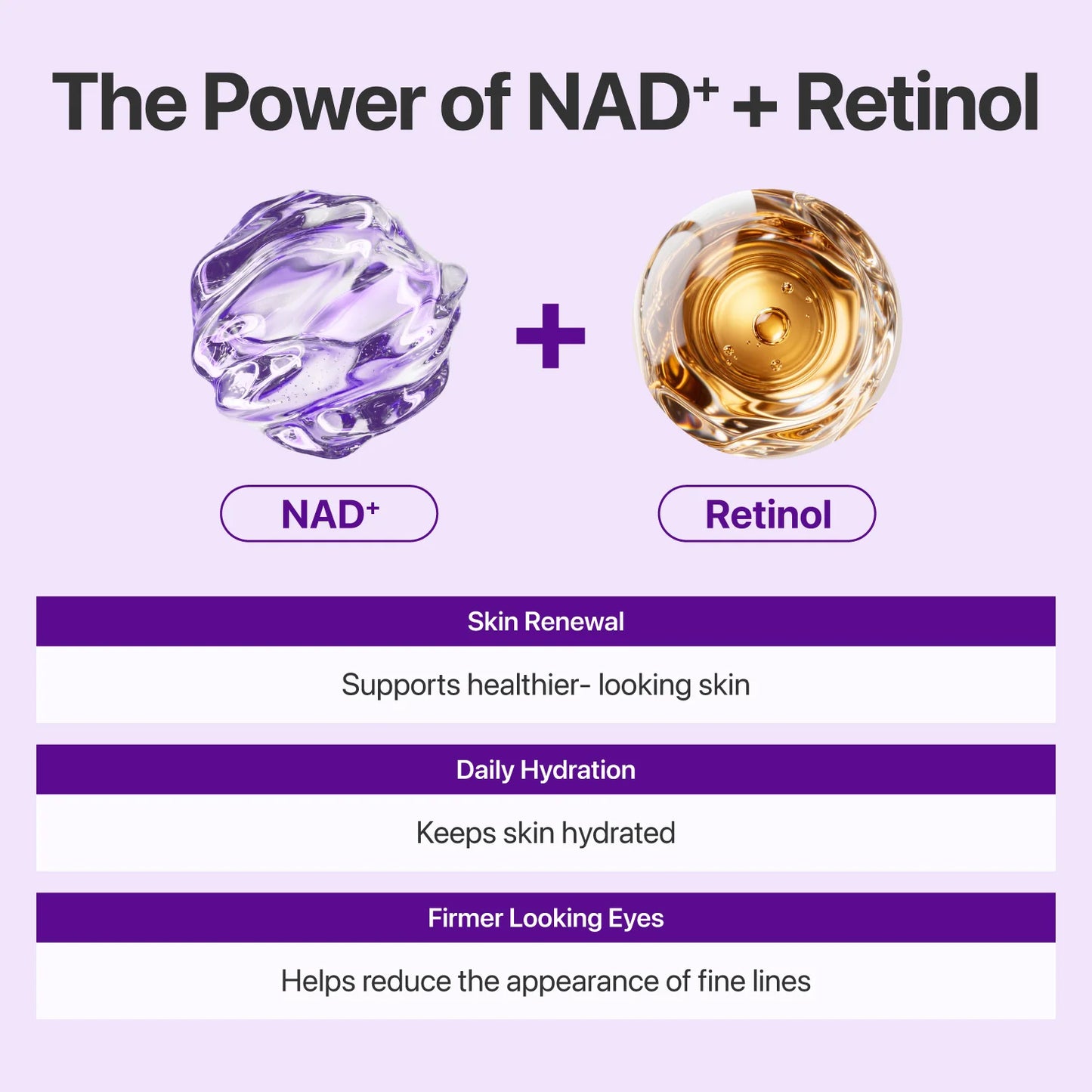 NUMBUZIN - No.9 NAD+ Retinal Volumetox Eye Cream 20ml | Crema de Ojos Coreana Antiedad con Retinal y Péptidos