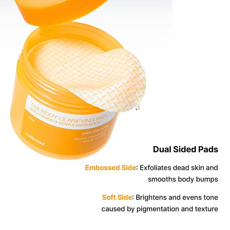 CELIMAX - TXA Body Clarifying Pad 50 Pads | Exfoliante Corporal para Manchas