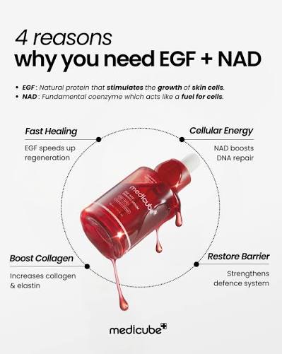 MEDICUBE - EGF NAD Firming Serum 30ml | Sérum Coreano Reafirmante con EGF y NAD+