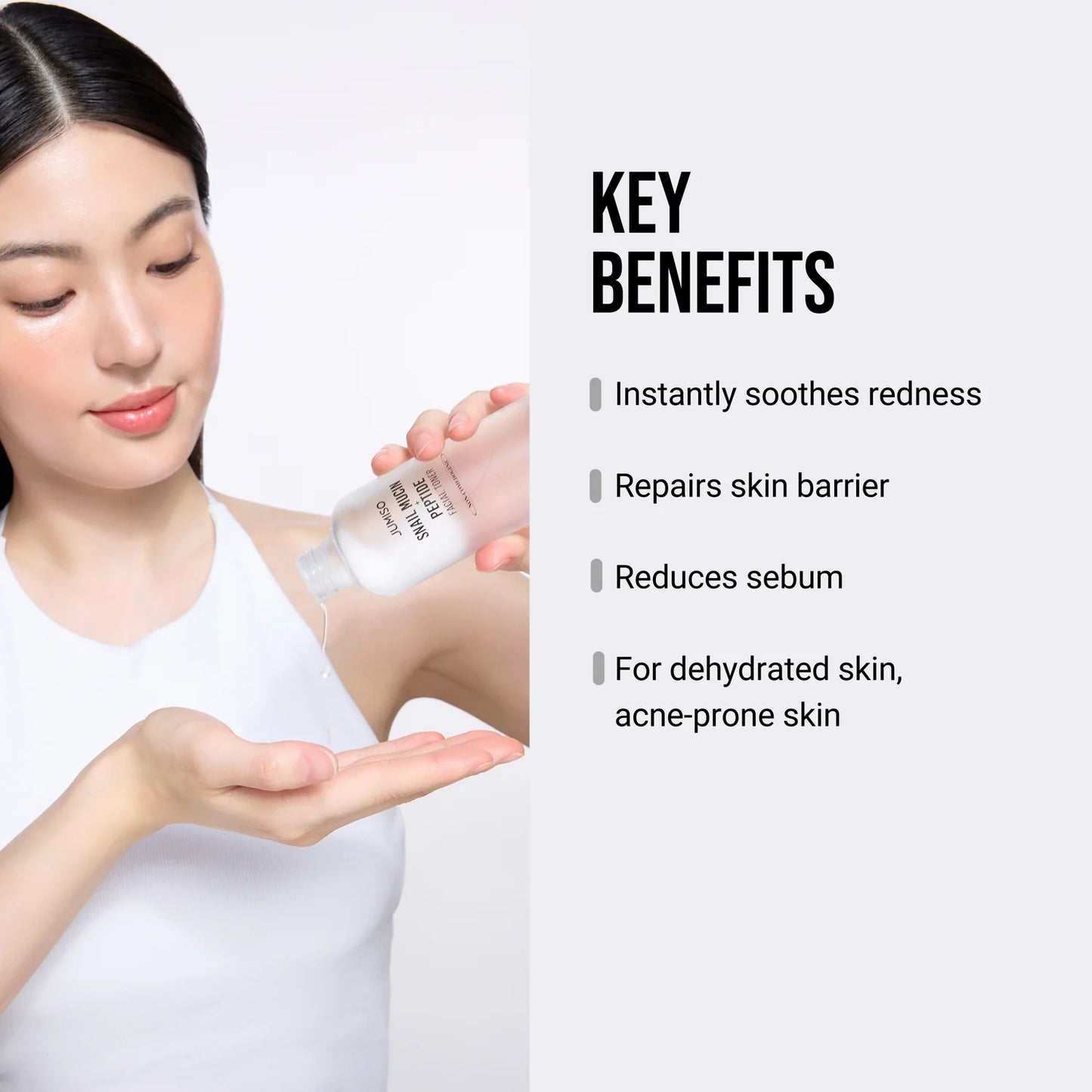 JUMISO - Snail Mucin + Peptide Facial Toner 205ml