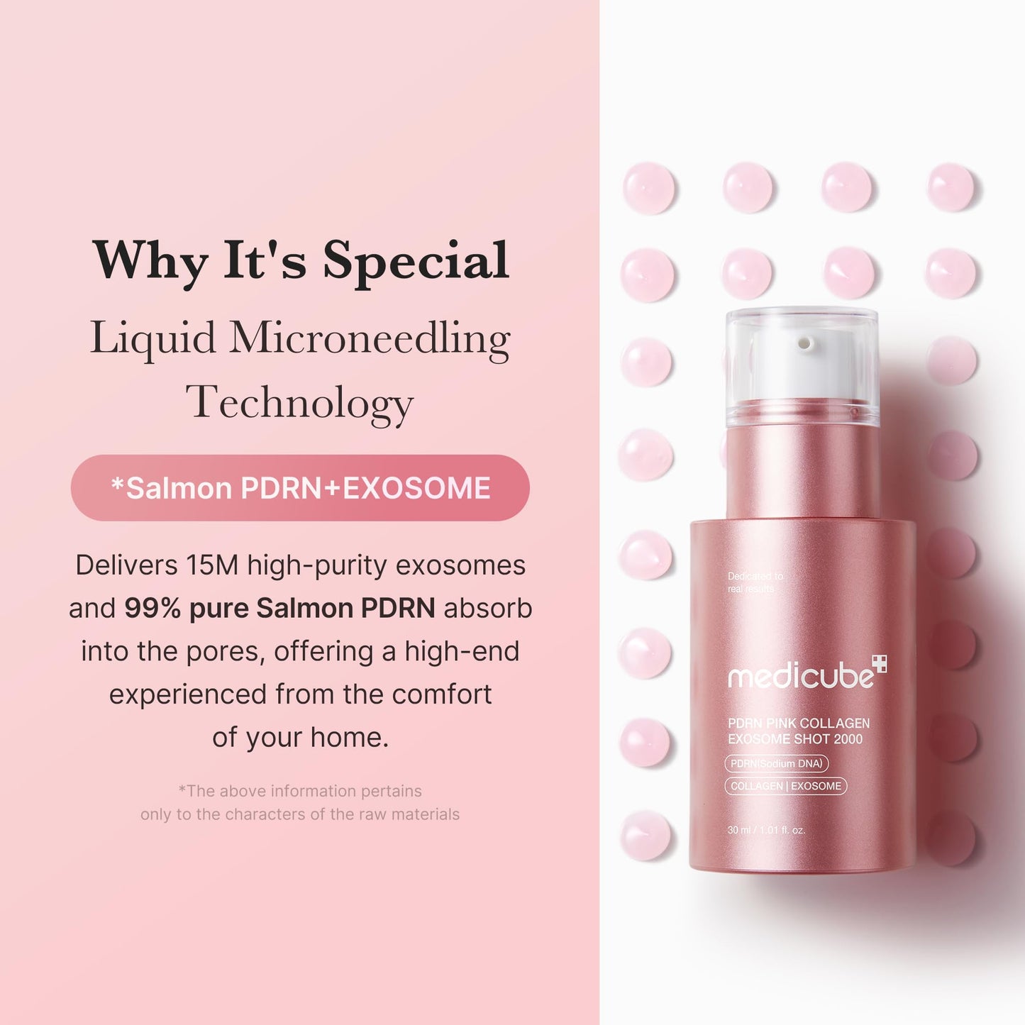MEDICUBE - PDRN PINK EXOSOME SHOT SERUM 2000L 30ml