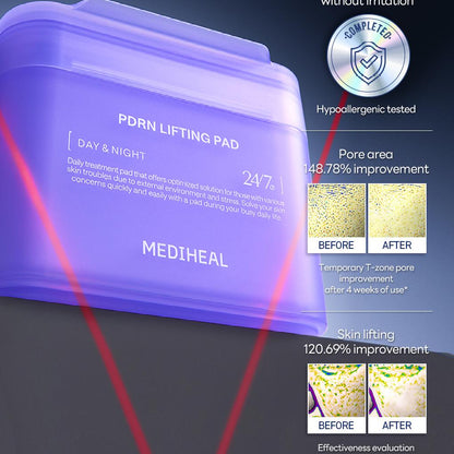 MEDIHEAL - PDRN Pore Elasticity Pad 100+100 Sheets Double Plan