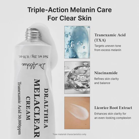 DR ALTHEA - Melaclear Cream 20g | Crema Coreana Antimanchas e Iluminadora con Niacinamida