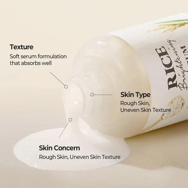 SKINFOOD - Rice Brightening Serum 55ml | Sérum Coreano Iluminador con Arroz