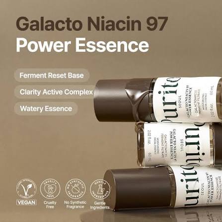 PURITO - Galacto Niacin 97 Power Essence 60ml | Esencia Coreana Iluminadora con Galactomyces y Niacinamida