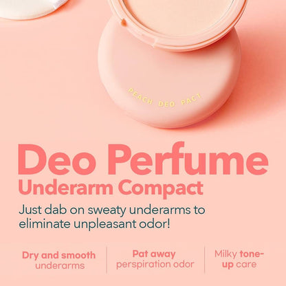 SO NATURAL - Forum Peach Deo Pact 10g Promotion (+ Free Puff) Option Puff Planning