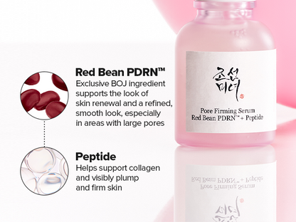 BEAUTY OF JOSEON - Pore Firming Serum Red Bean PDRN + Peptide 30ml | Sérum Coreano para Poros y Firmeza