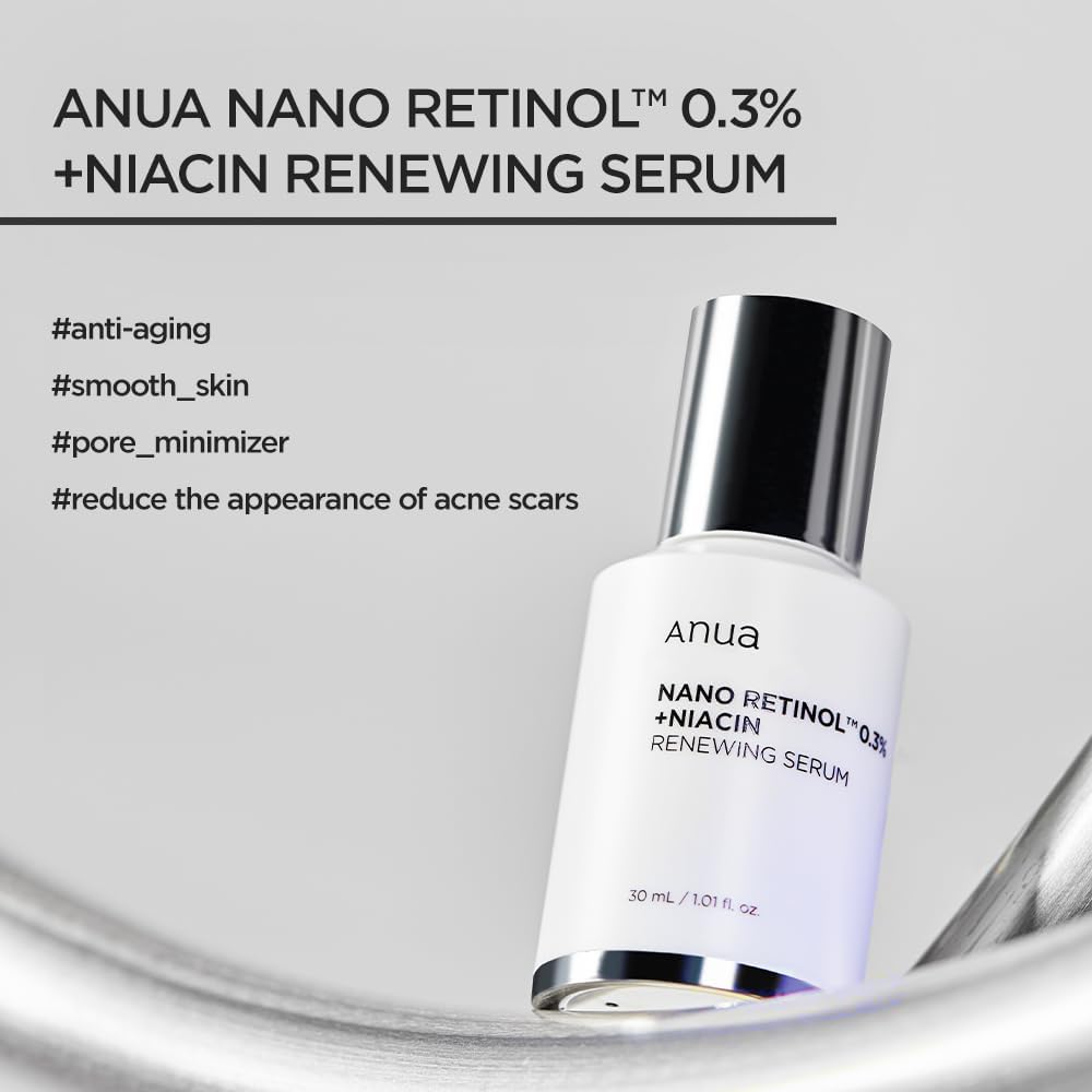 ANUA - Suero Renovador NANO RETINOL 0.3% + NIACIN,  30ml