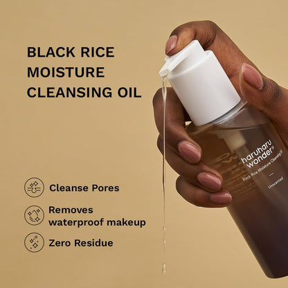 HARUHARU - Black Rice Moisture Deep Cleansing Oil | Aceite Limpiador Coreano 150ml