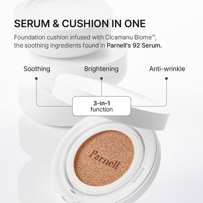 PARNELL - Cicamanu Serum Cushion #23 15g (SPF45 PA++)