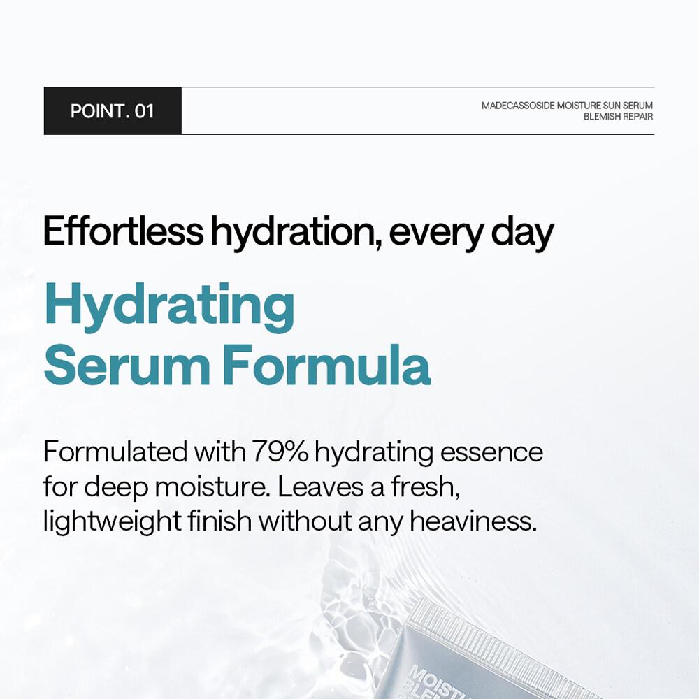 MEDIHEAL - Madecassoside Moisture Serum Trace Repair, SPF50+ PA++++  50g