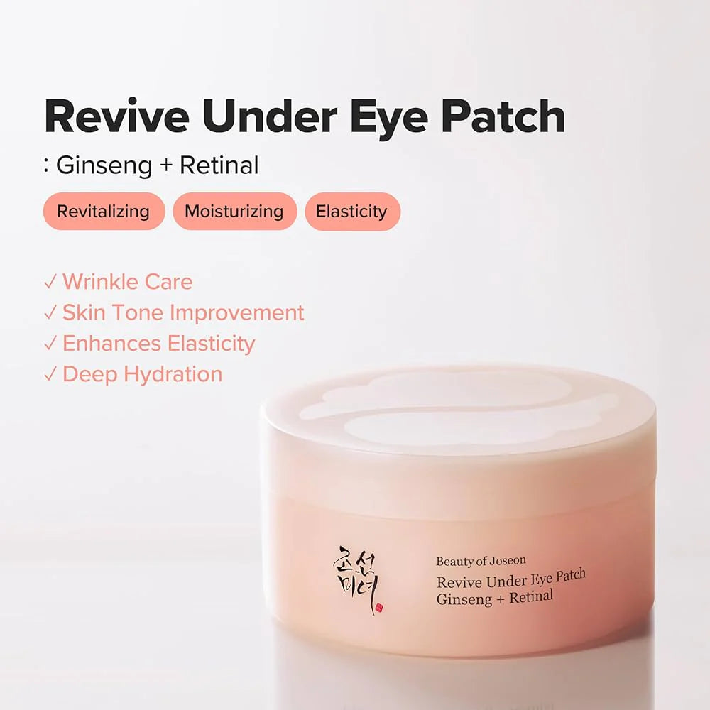 BEAUTY OF JOSEON - Revive Under Eye Patch Ginseng + Retinal 60patches